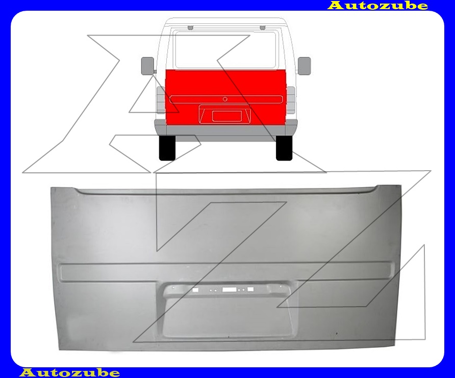 Hátsó ajtóborítás alsó rész Hátsó ajtóborítás alsó rész