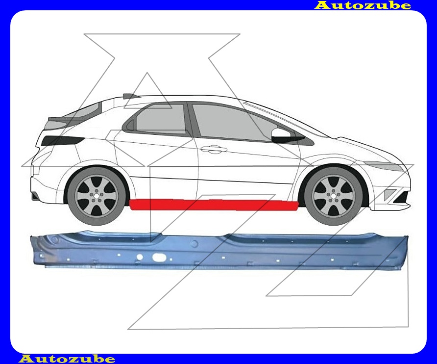 Küszöb jobb Küszöb jobb