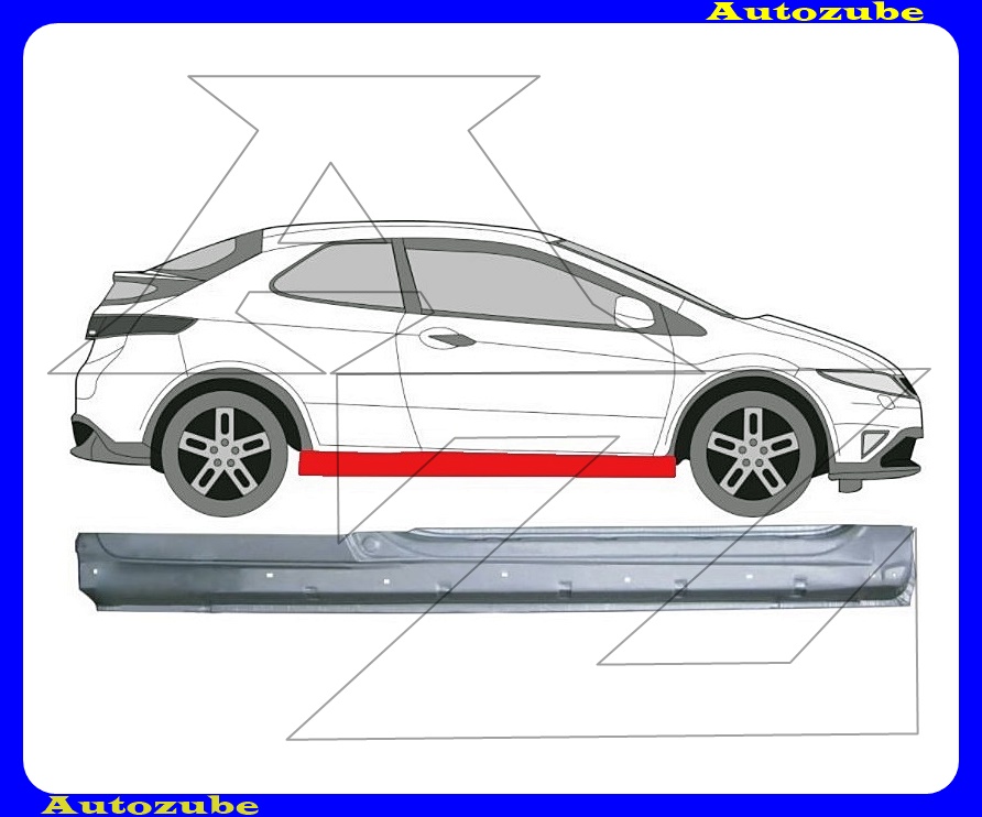 Küszöb jobb Küszöb jobb