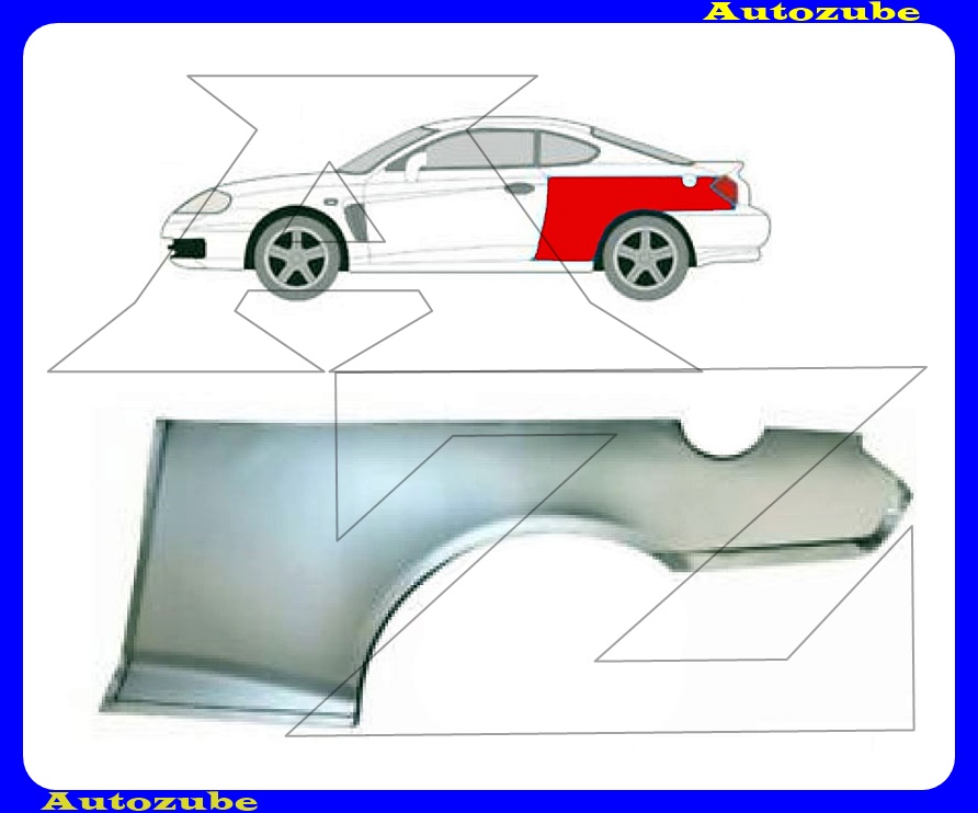 Hátsó sárvédő javítóív bal {POTRYKUS} Hátsó sárvédő javítóív bal {POTRYKUS}