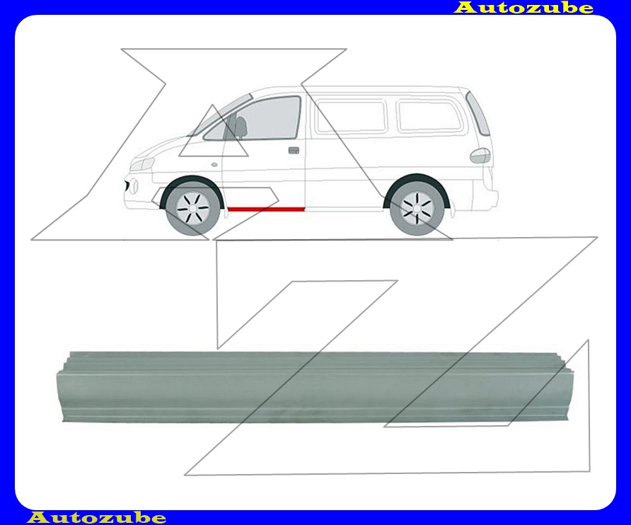 Küszöb alsó rész oldalfüggetlen Küszöb alsó rész oldalfüggetlen