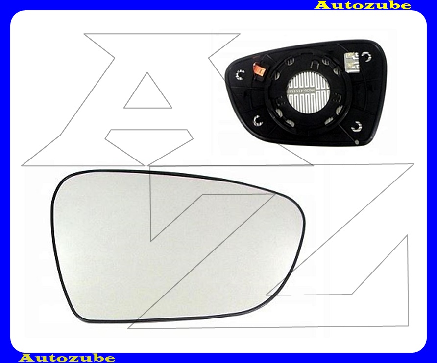 Visszapillantó tükörlap jobb, fűthető-domború (tartólappal) Visszapillantó tükörlap jobb, fűthető-domború (tartólappal)