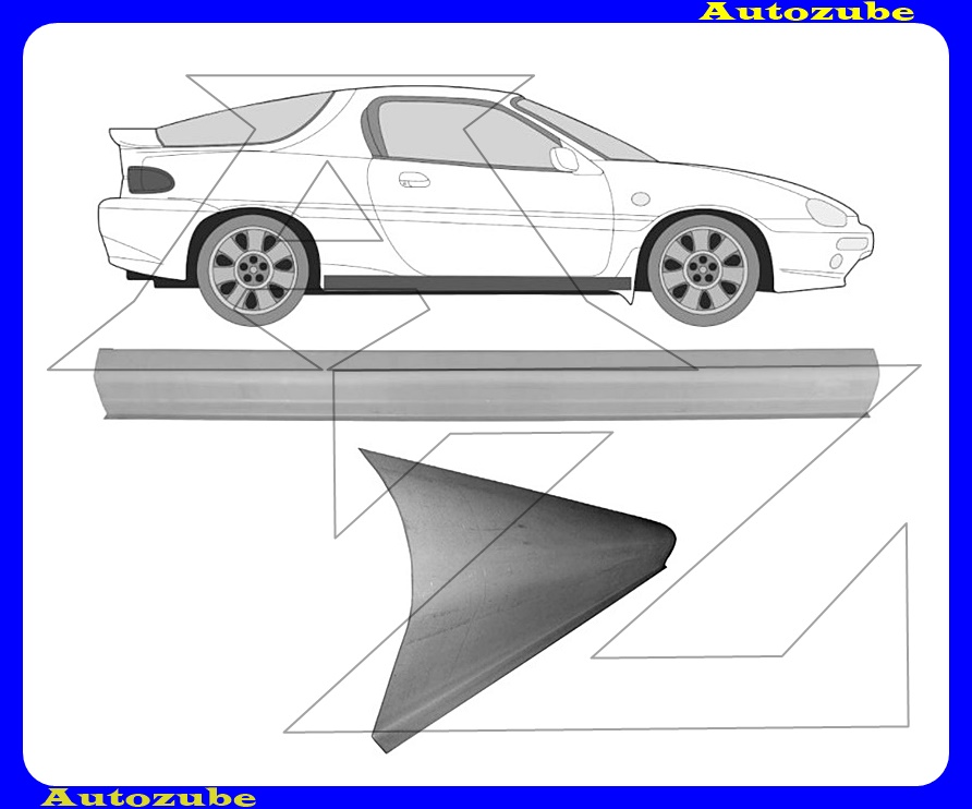 Küszöb alsó rész oldalfüggetlen Küszöb alsó rész oldalfüggetlen