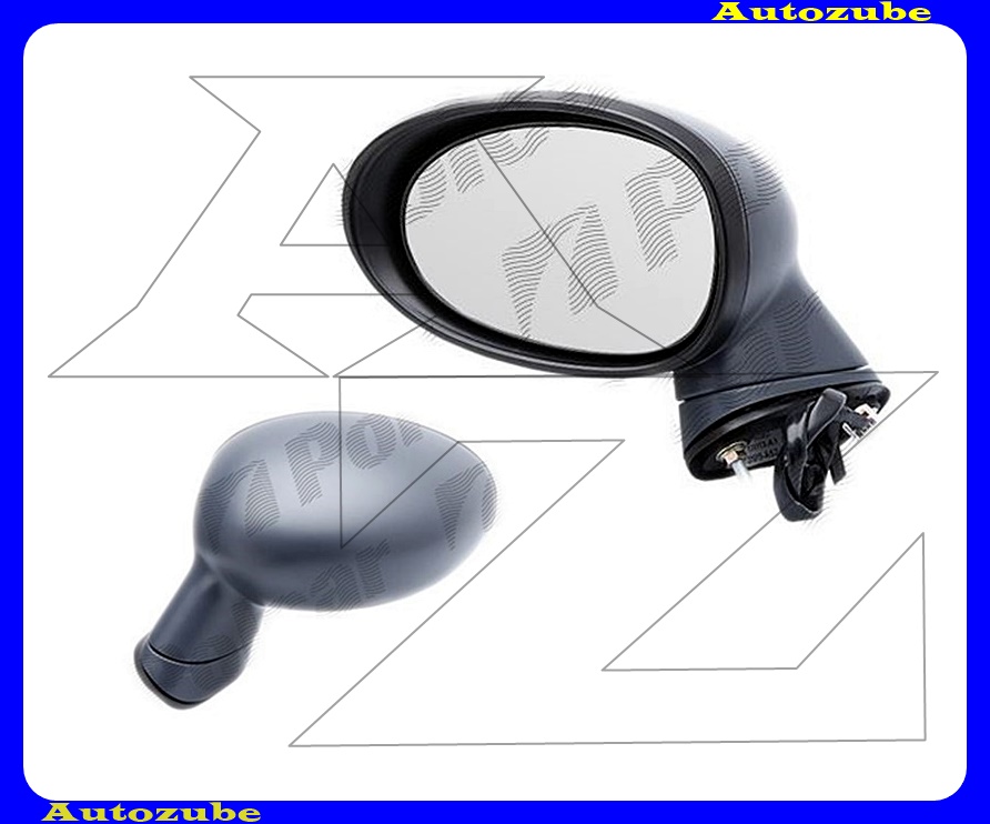 Visszapillantó tükör bal, elektromos, fűthető-domború tükörlappal, fényezhető borítással /RENDELÉSRE/ Visszapillantó tükör bal, elektromos, fűthető-domború tükörlappal, fényezhető borítással /RENDELÉSRE/