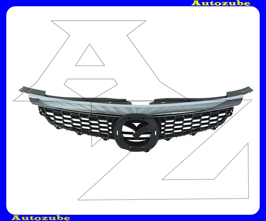 Hűtődíszrács krómdíszléccel Hűtődíszrács krómdíszléccel