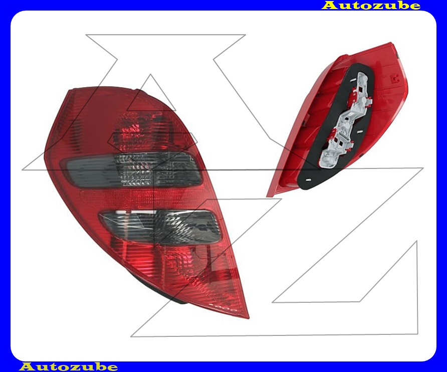 Hátsó lámpa bal, füst indexes (foglalattal) Hátsó lámpa bal, füst indexes (foglalattal)