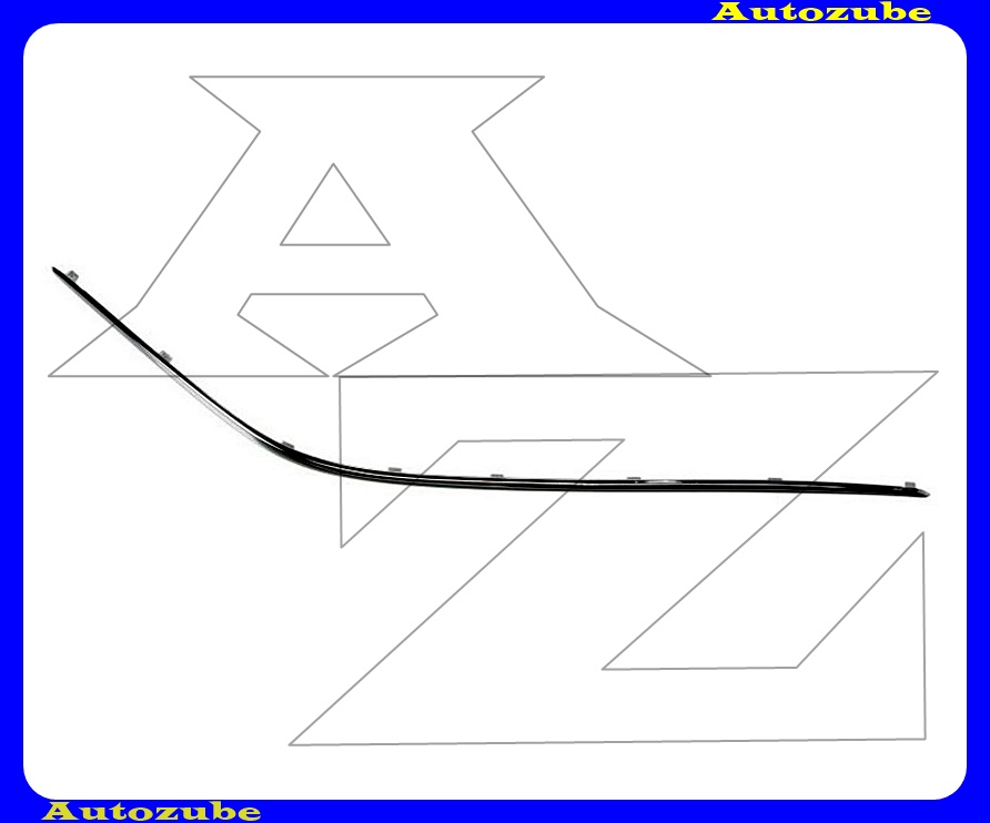 Első lökhárító díszlécre krómdíszléc jobb Első lökhárító díszlécre krómdíszléc jobb
