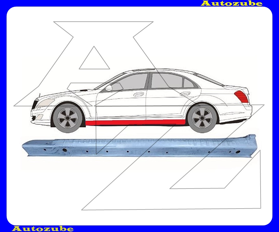 Küszöb bal (külső javítólemez) {POTRYKUS} Küszöb bal (külső javítólemez) {POTRYKUS}