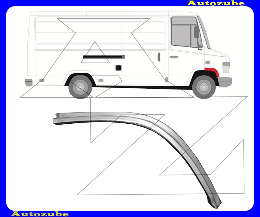 Első doblemez javítóperem jobb (külső javítólemez) {POTRYKUS} Első doblemez javítóperem jobb (külső javítólemez) {POTRYKUS}