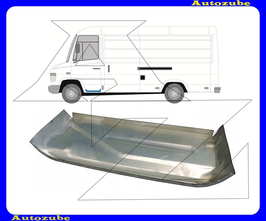 Fellépő lemez alsó javítóelem bal {KLOKKERHOLM} Fellépő lemez alsó javítóelem bal {KLOKKERHOLM}