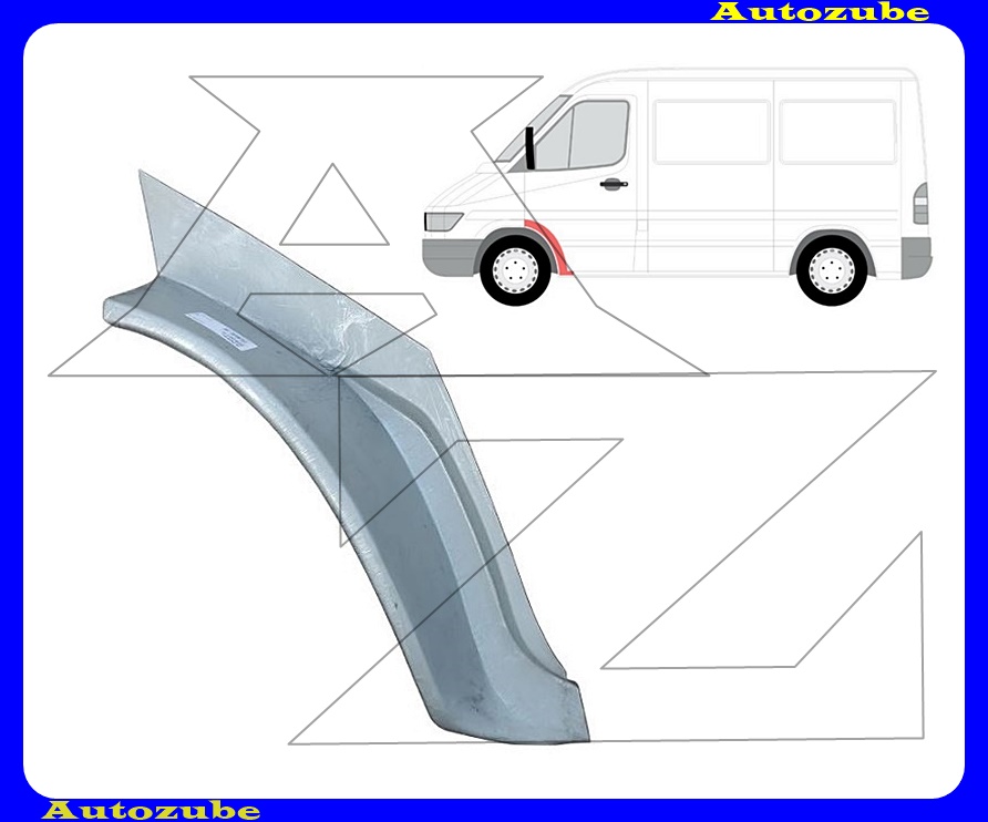 Első sárvédő javítóív hátsó rész bal (belső javítólemez) Első sárvédő javítóív hátsó rész bal (belső javítólemez)