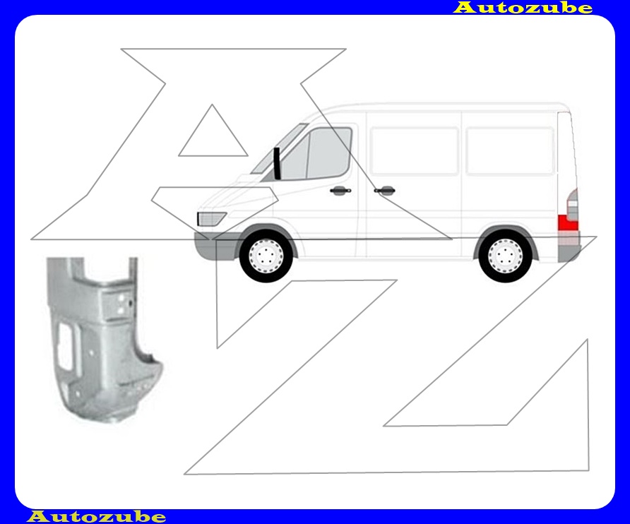 Hátsó saroklemez bal, lámpa hellyel (610mm) (külső javítólemez) {POTRYKUS} Hátsó saroklemez bal, lámpa hellyel (610mm) (külső javítólemez) {POTRYKUS}