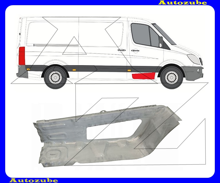Fellépő lemez jobb {POTRYKUS} Fellépő lemez jobb {POTRYKUS}