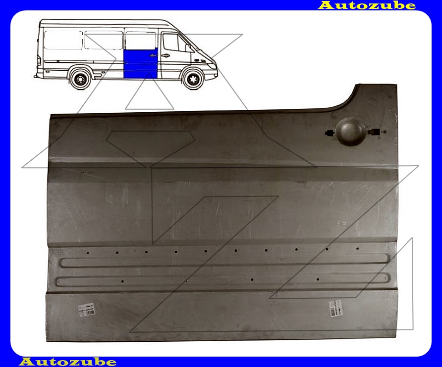 Tolóajtó alsó rész jobb oldal (1510x ablak aljáig) (külső javítólemez) {POTRYKUS} Tolóajtó alsó rész jobb oldal (1510x ablak aljáig) (külső javítólemez) {POTRYKUS}