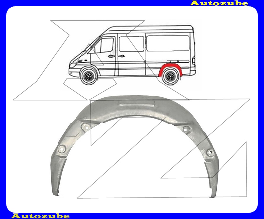 Hátsó doblemez javítóperem bal (belső javítólemez) {POTRYKUS} Hátsó doblemez javítóperem bal (belső javítólemez) {POTRYKUS}