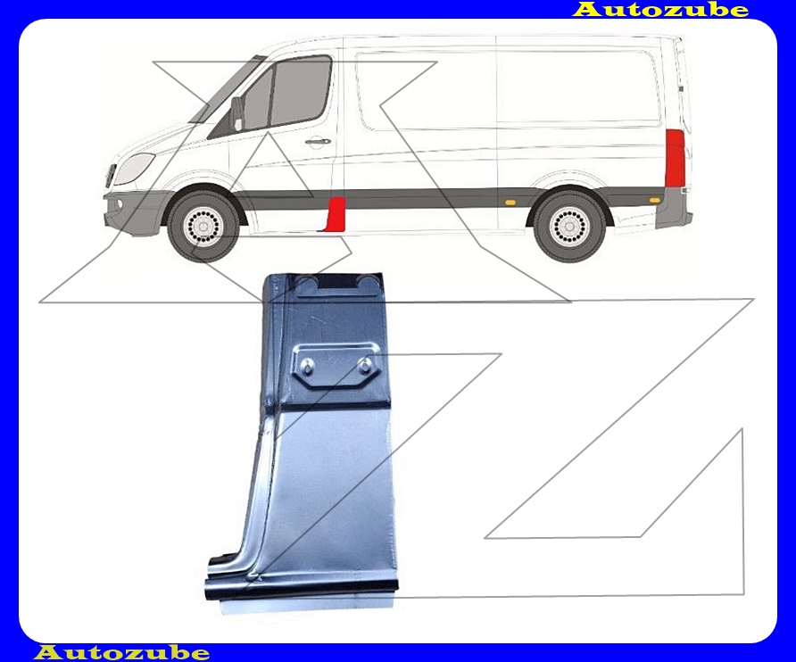B oszlop alsó rész bal (külső javítólemez) {POTRYKUS} B oszlop alsó rész bal (külső javítólemez) {POTRYKUS}