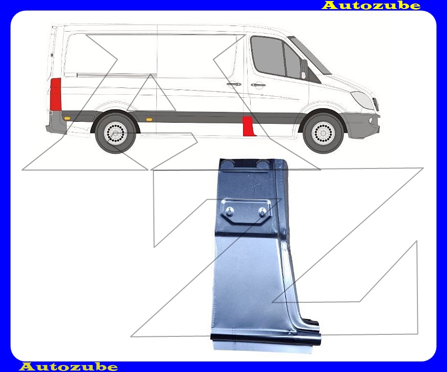B oszlop alsó rész jobb (külső javítólemez) {POTRYKUS} B oszlop alsó rész jobb (külső javítólemez) {POTRYKUS}