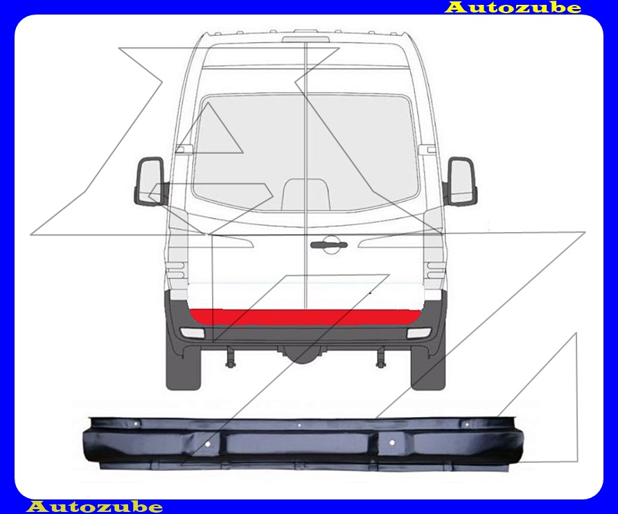 Hátfal alsó, külső rész {POTRYKUS} Hátfal alsó, külső rész {POTRYKUS}