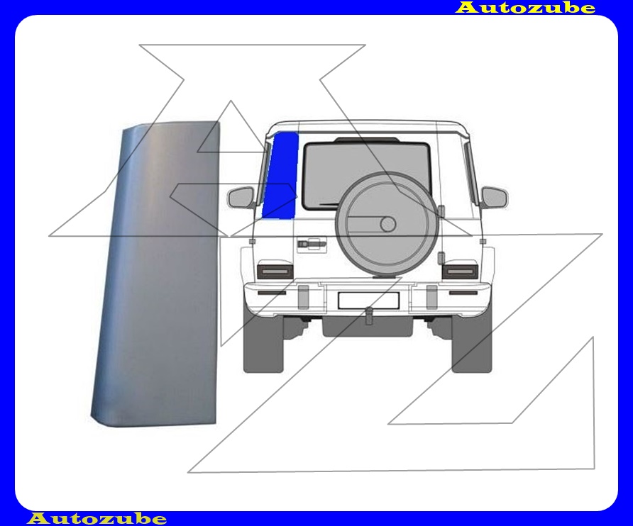 Hátó saroklemez bal felső (külső javítólemez) {POTRYKUS} Hátó saroklemez bal felső (külső javítólemez) {POTRYKUS}