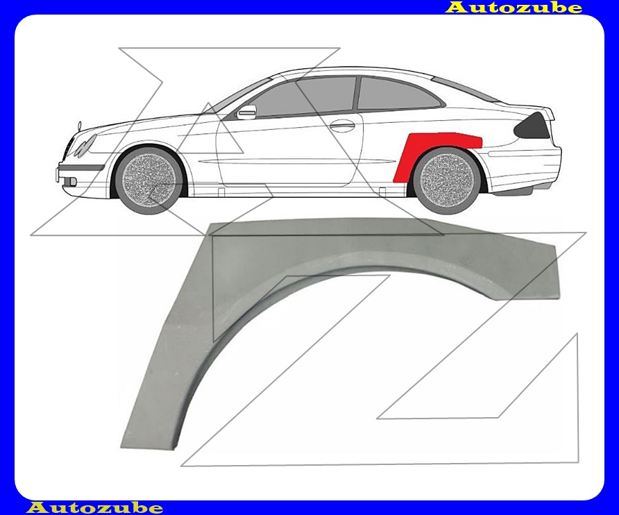 Hátsó sárvédő javítóív bal {KLOKKERHOLM} Hátsó sárvédő javítóív bal {KLOKKERHOLM}