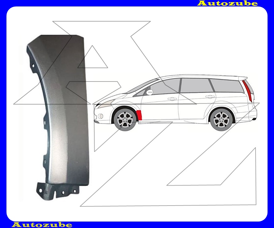 Első sárvédő hátsó alsó rész bal (javítólemez) {POTRYKUS} Első sárvédő hátsó alsó rész bal (javítólemez) {POTRYKUS}