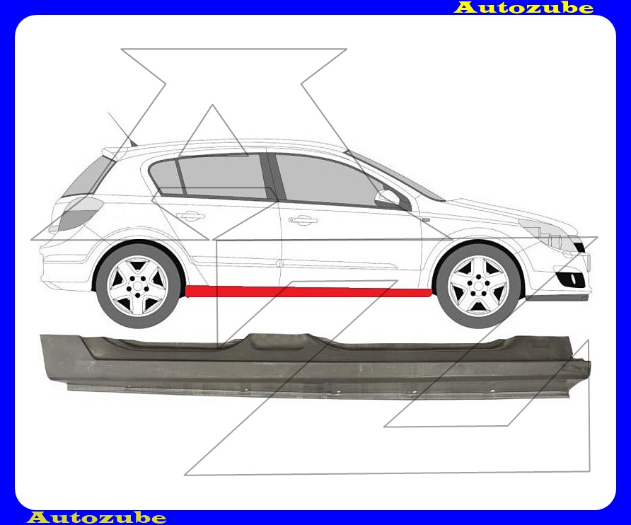 Küszöb jobb Küszöb jobb