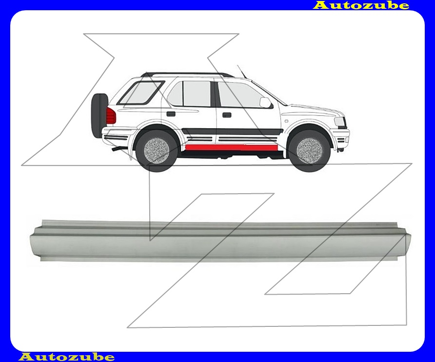 Küszöb alsó rész oldalfüggetlen Küszöb alsó rész oldalfüggetlen