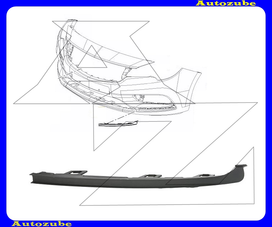 Első lökhárító díszléc bal alsó Első lökhárító díszléc bal alsó