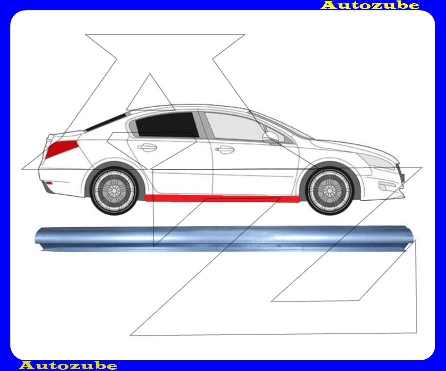 Küszöb alsó rész oldalfüggetlen 