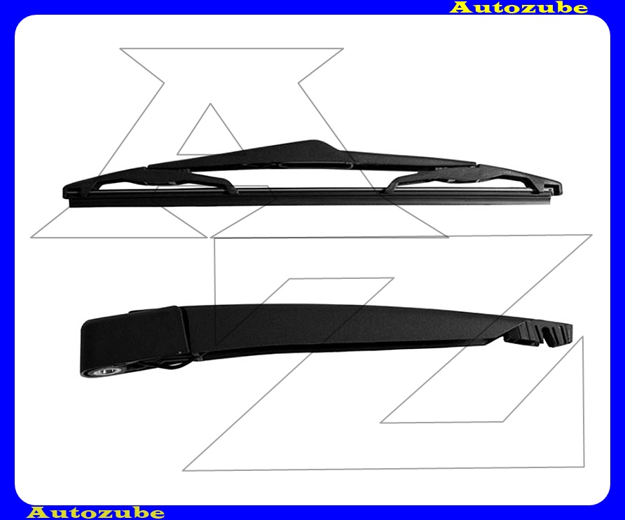 Hátsó ablaktörlő kar, lapáttal (302mm) Hátsó ablaktörlő kar, lapáttal (302mm)