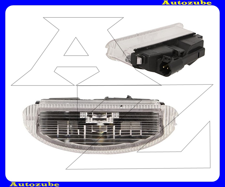 Rendszámvilágítás komplett, oldalfüggetlen Rendszámvilágítás komplett, oldalfüggetlen