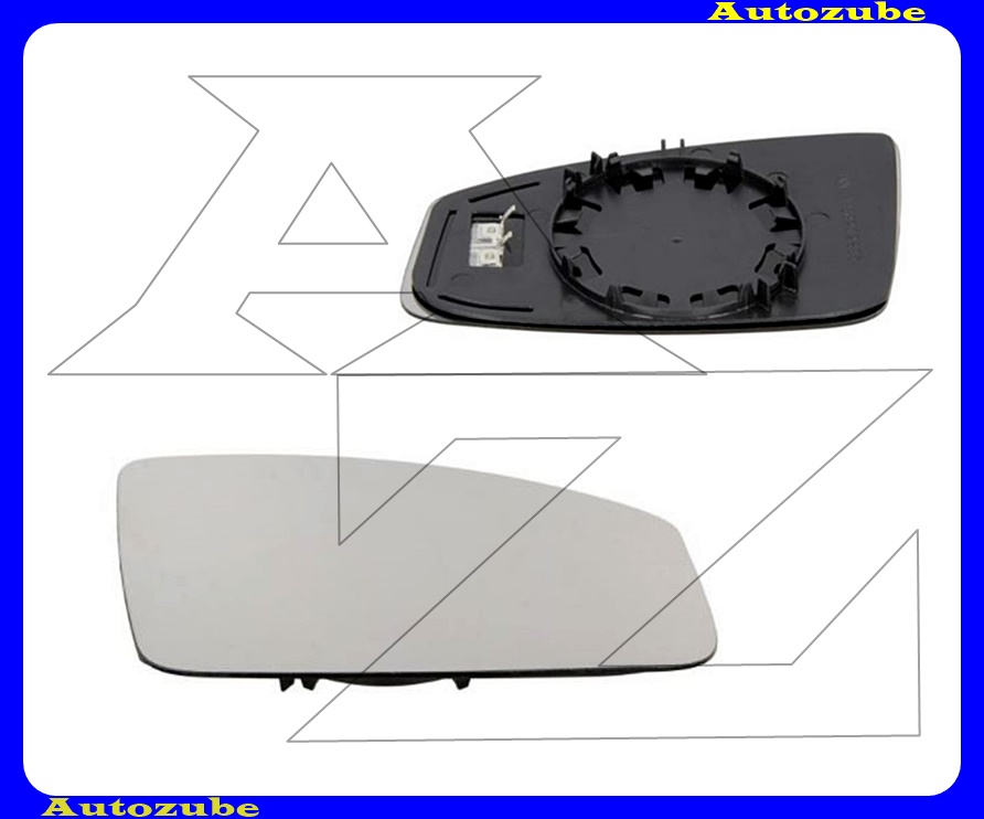 Visszapillantó tükörlap jobb, fűthető-domború (tartólappal) Visszapillantó tükörlap jobb, fűthető-domború (tartólappal)