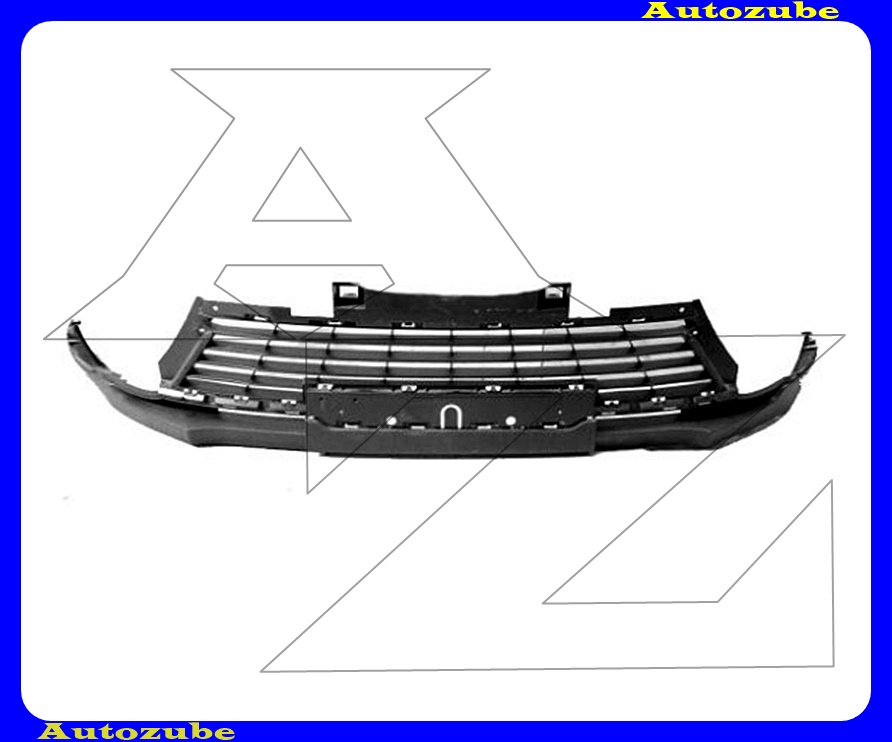 Első lökhárító rács középső, alsó spoilerel Első lökhárító rács középső, alsó spoilerel
