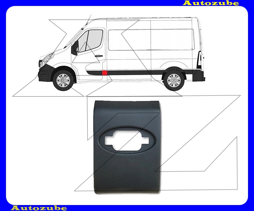 B-oszlop díszléc bal B-oszlop díszléc bal