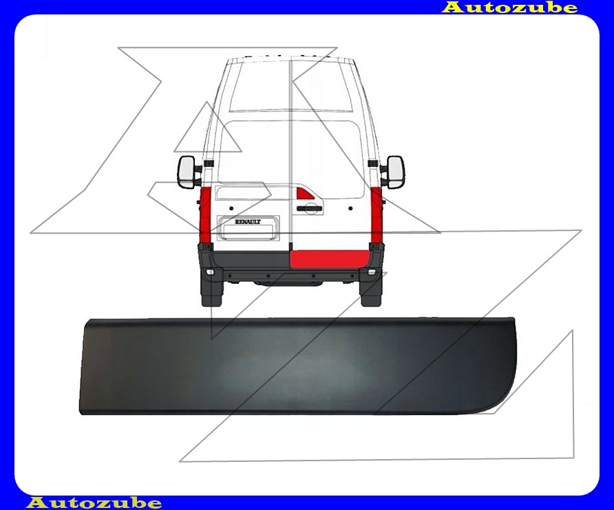 Ajtódíszléc jobb hátsó Ajtódíszléc jobb hátsó