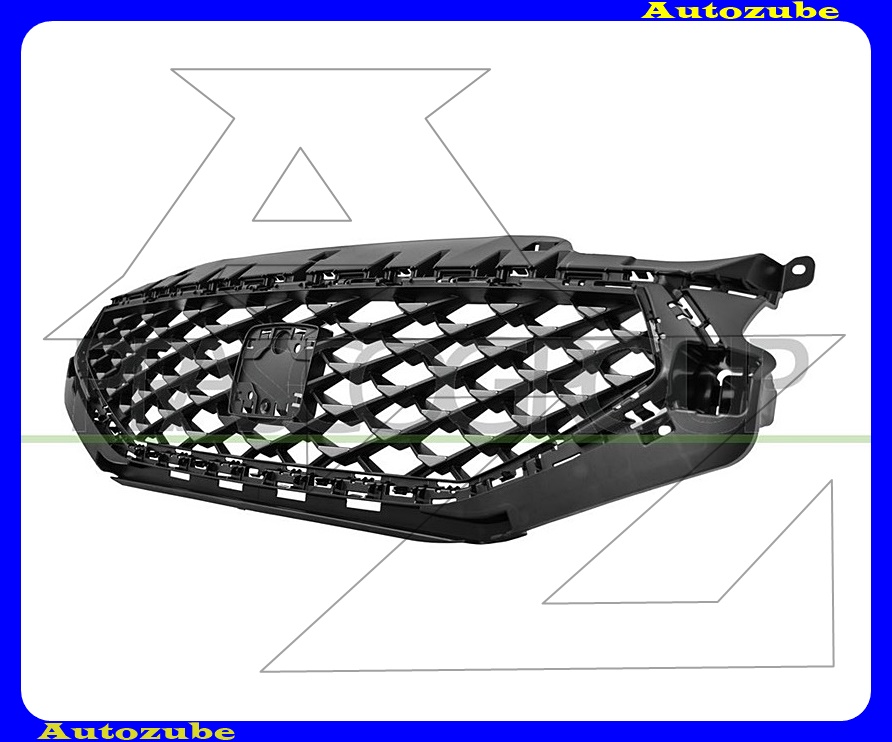 Hűtődíszrács fekete króm díszítéssel Hűtődíszrács fekete króm díszítéssel