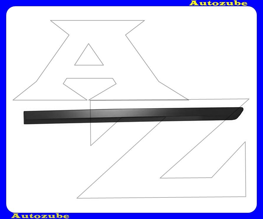 Ajtódíszléc bal hátsó, fekete Ajtódíszléc bal hátsó, fekete