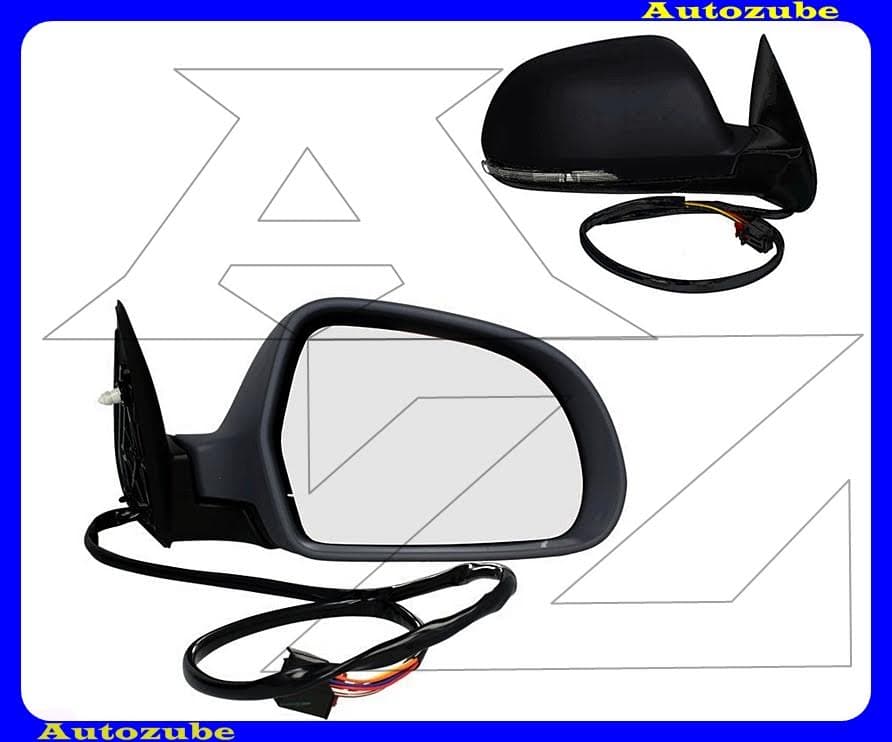 Visszapillantó tükör jobb, elektromos, fűthető-domború tükörlappal, fekete borítással, irányjelzővel Visszapillantó tükör jobb, elektromos, fűthető-domború tükörlappal, fekete borítással, irányjelzővel