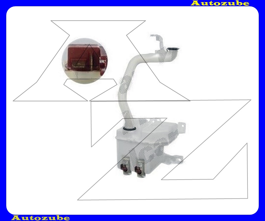 Ablakmosó tartály, 2 motorral Ablakmosó tartály, 2 motorral