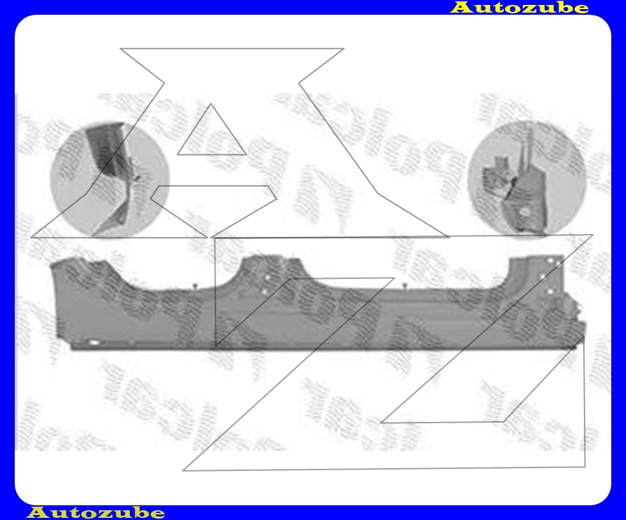 Küszöb jobb (külső javítólemez) {POTRYKUS}