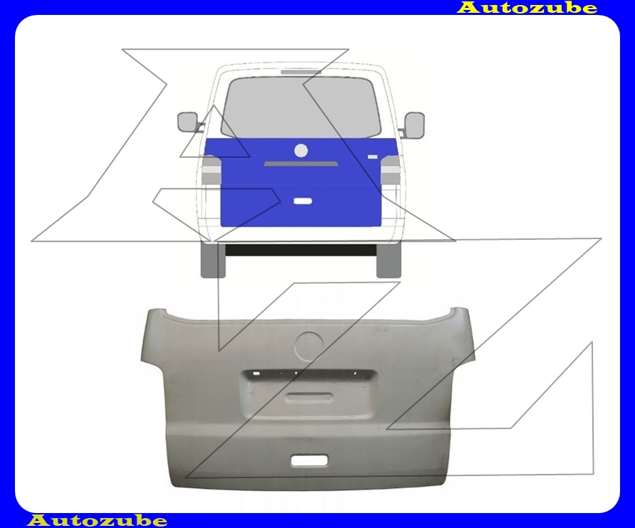 Hátsó ajtóborítás alsó rész 