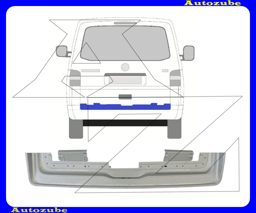 Hátsó ajtóváz alsó rész 