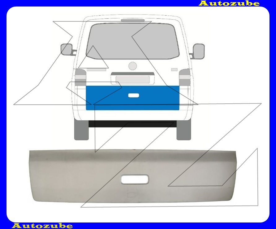 Hátsó ajtóborítás alsó rész 