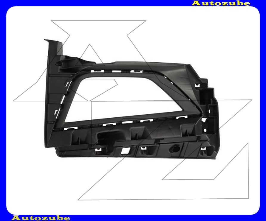 Első lökhárító rács jobb, ködlámpás Első lökhárító rács jobb, ködlámpás