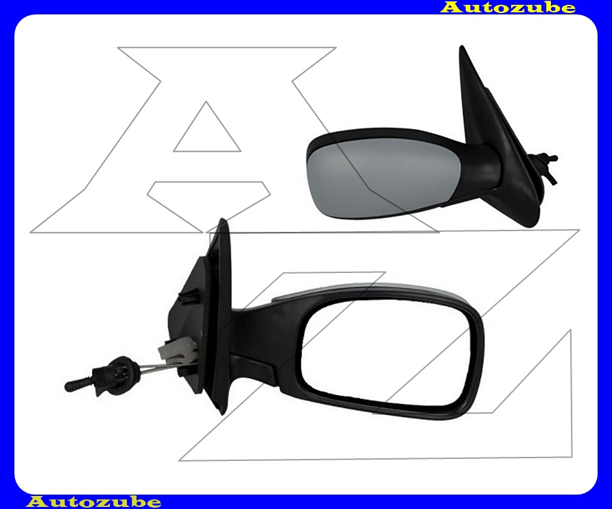 Visszapillantó tükör jobb, manuális, domború tükörlappal, fényezhető borítással Visszapillantó tükör jobb, manuális, domború tükörlappal, fényezhető borítással