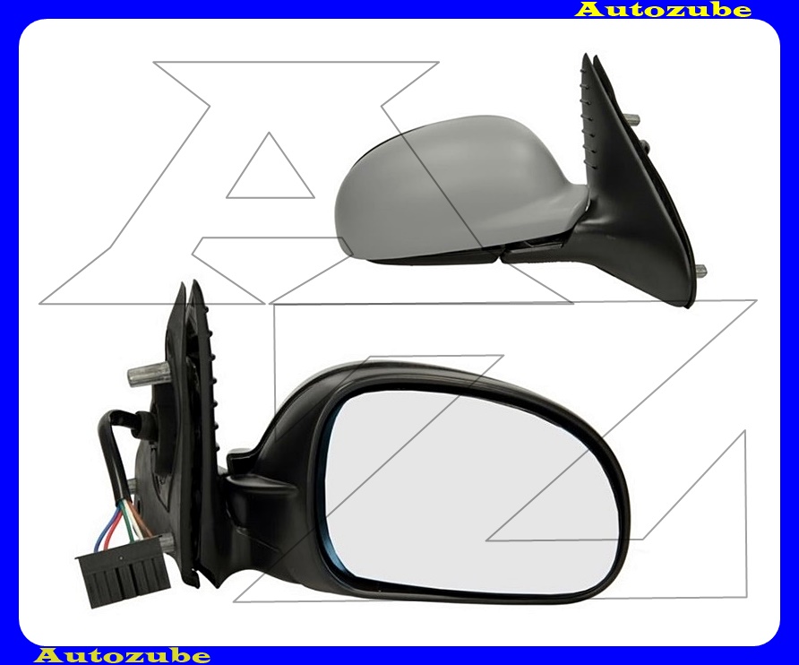 Visszapillantó tükör jobb, elektromos, fűthető-domború tükörlappal, hőmérős, fényezhető borítással Visszapillantó tükör jobb, elektromos, fűthető-domború tükörlappal, hőmérős, fényezhető borítással