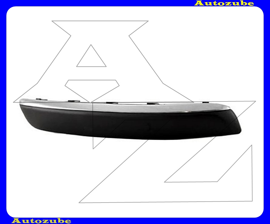 Első lökhárító díszléc jobb, krómléccel Első lökhárító díszléc jobb, krómléccel