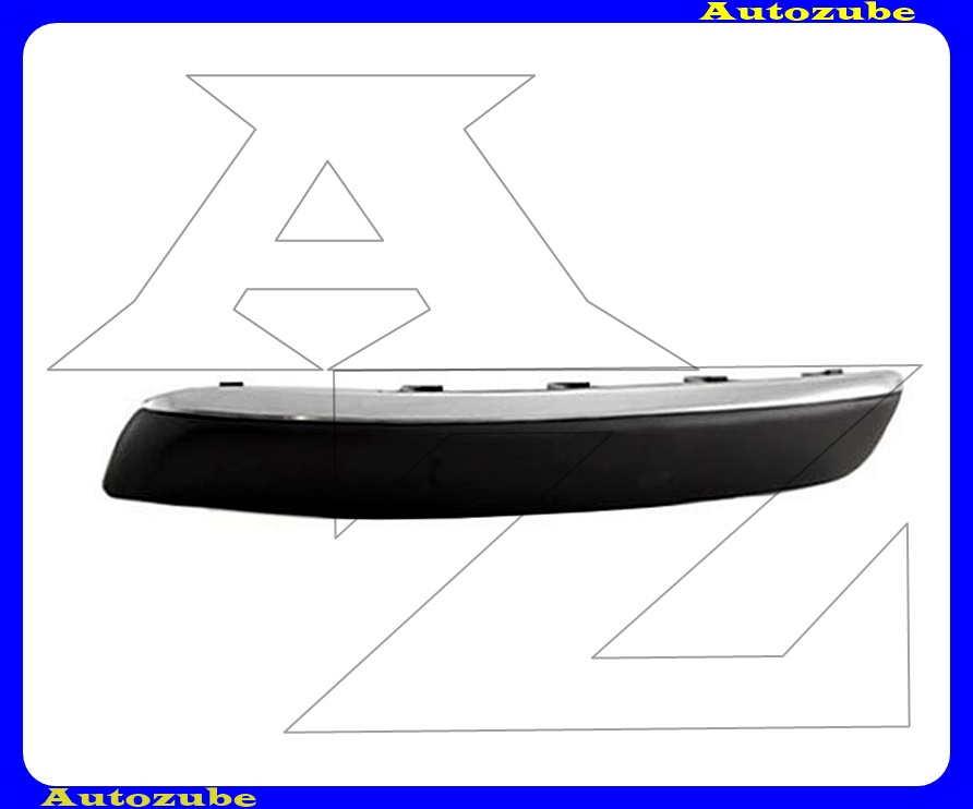 Első lökhárító díszléc bal, krómléccel Első lökhárító díszléc bal, krómléccel