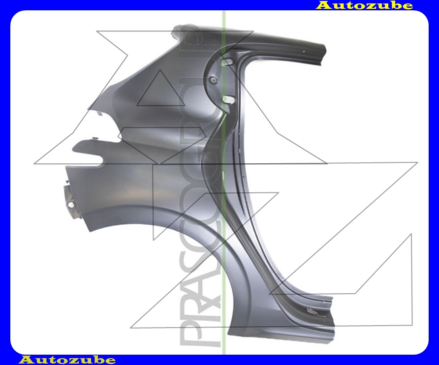 Hátsó sárvédő jobb Hátsó sárvédő jobb