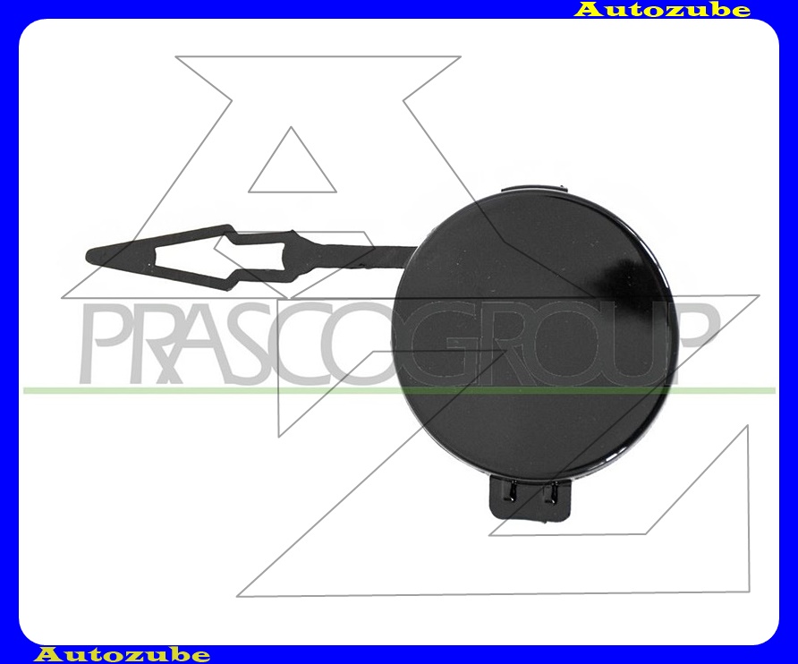 Hátsó lökhárító vonószemtakaró, fényes fekete Hátsó lökhárító vonószemtakaró, fényes fekete